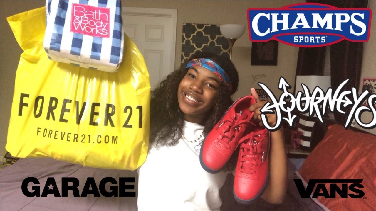 Back To School Clothing Haul (Try On) | Vans, Champs, Forever 21 + More!!