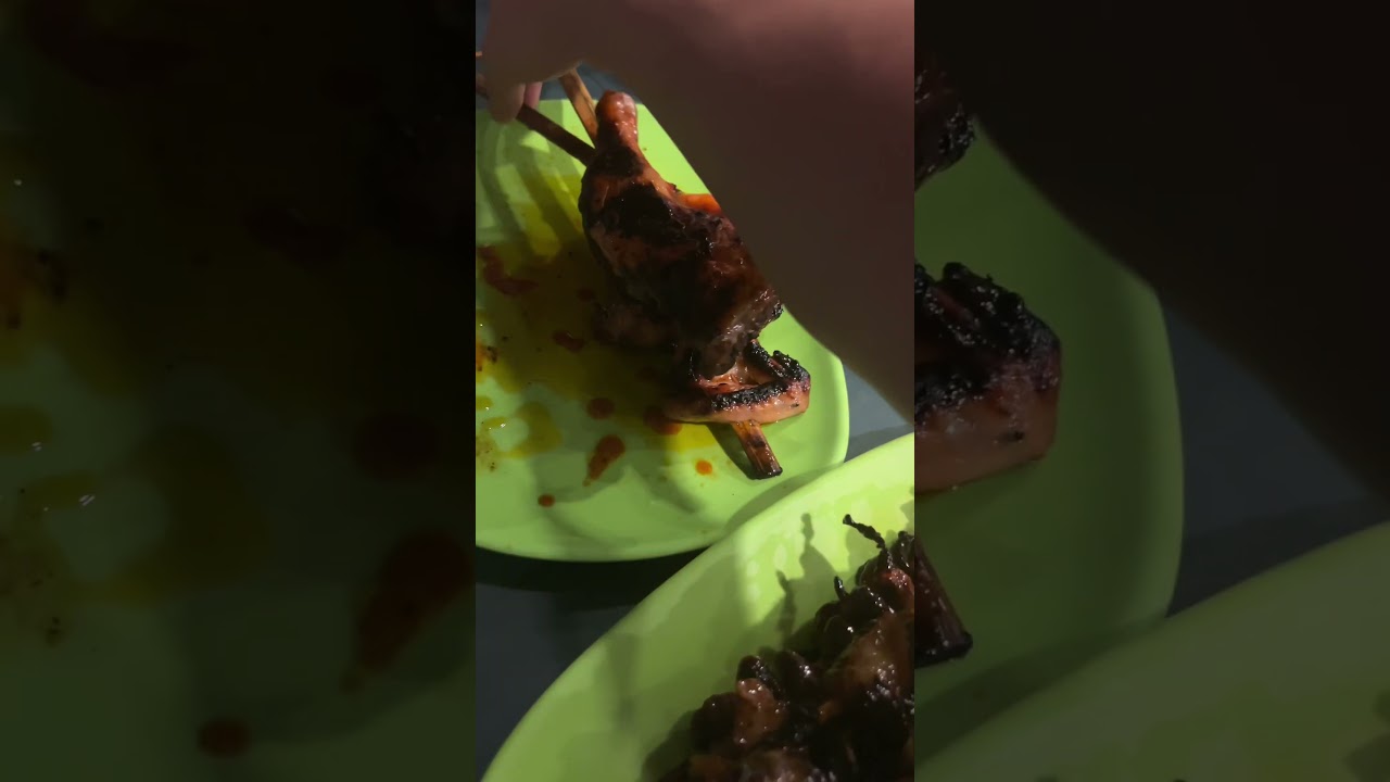 I went to Davao, Philippines to try local BBQ for 1,000 pesos ($17!). Must try! #filipinofood