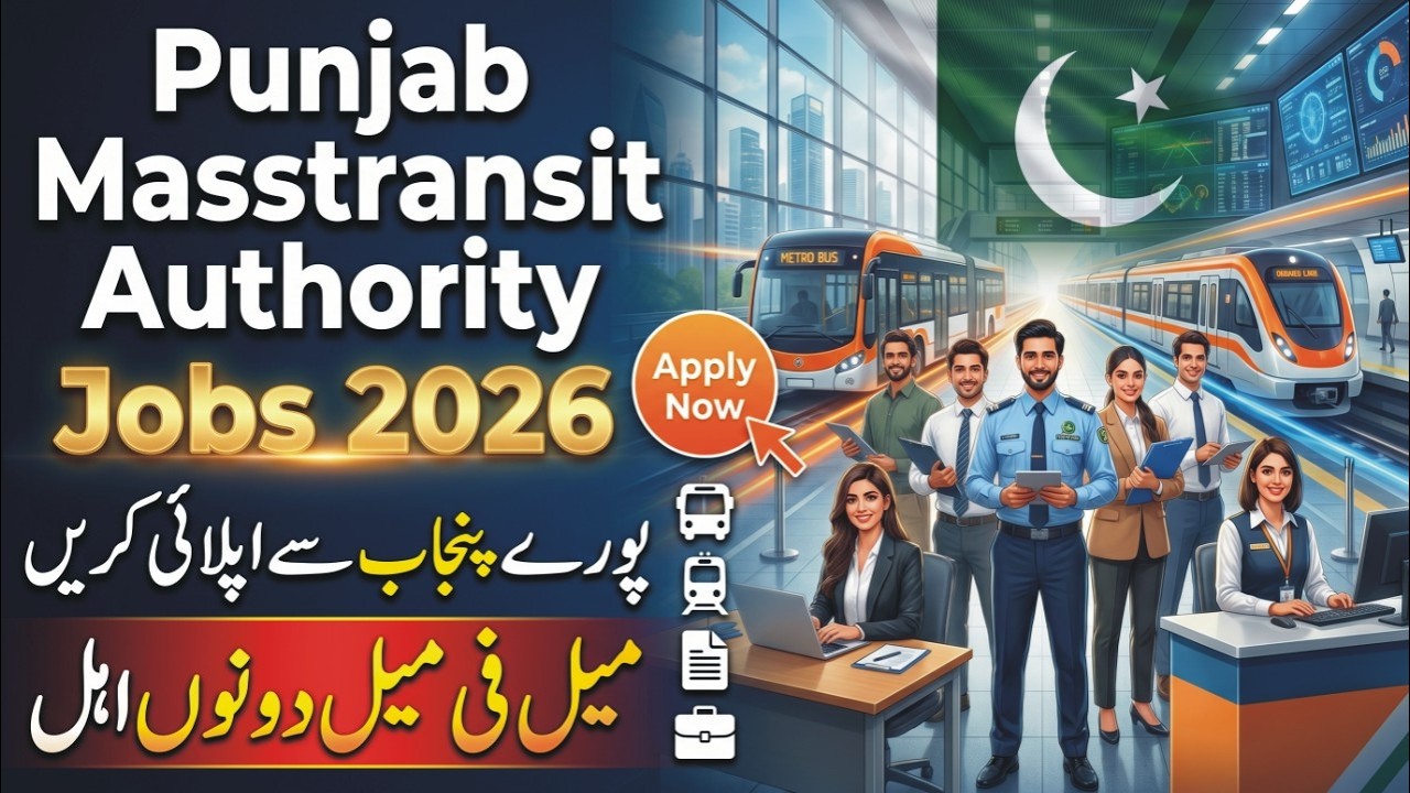 Punjab Masstransit Authority Jobs 2026 | Mass Transit Authority Jobs Online Apply | Punjab Jobs 2026