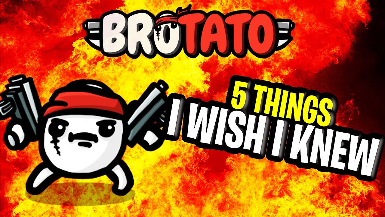 Brotato: 5 советов, которые я хотел бы знать, когда начинаю...!