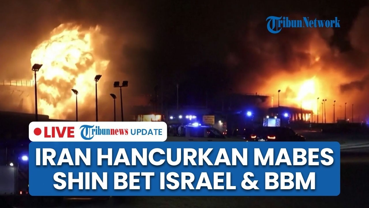 🔴LIVE: Penampakan Rudal Iran Hancurkan Markas Besar Shin Bet Israel & Fasilitas BBM Terbesar di Oman