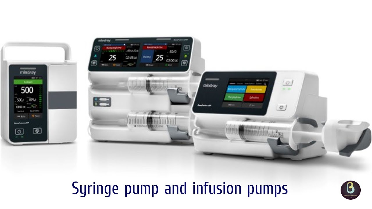 Syringe pumps and infusion pumps | Biomedical Engineers TV |