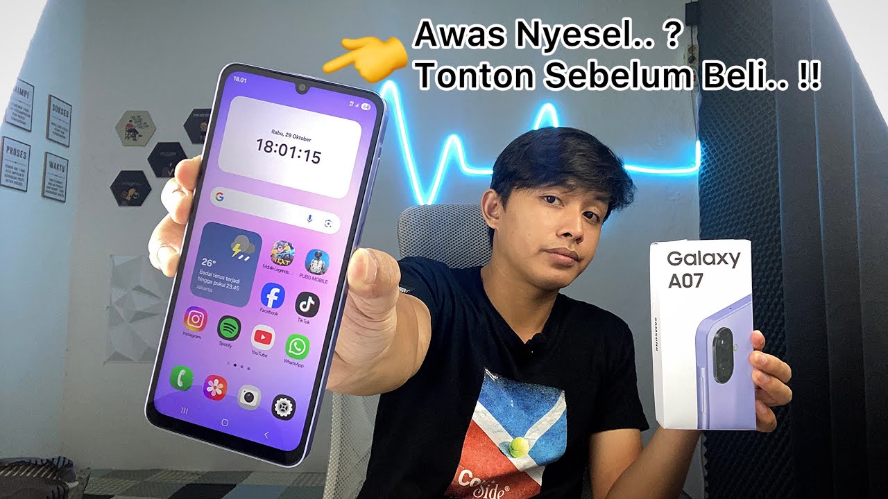 Suka~Duka Seminggu Pakai Samsung A07, Tonton SEBELUM BELI.. !!