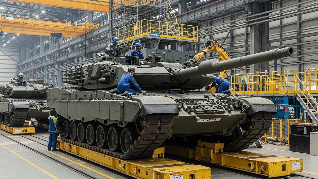 Inside the Tank Factory &ndash; How Modern Tanks Are Manufactured ( Full Process )