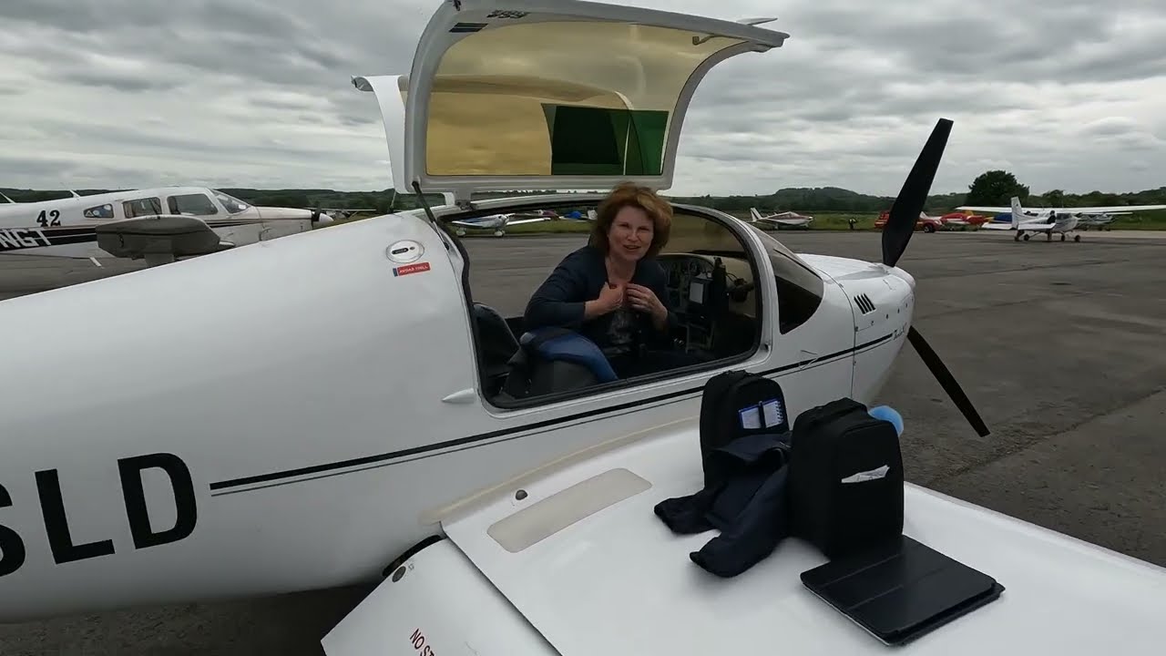Europa G-OSLD, Old Warden Aerodrome to Nottingham Tollerton Airport