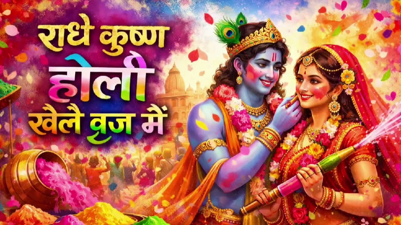 #राधे कृष्ण होली स्पेशल 2026 | बरसाने में खेले श्याम रंग | Superhit Holi Bhajan#icchabhakti 