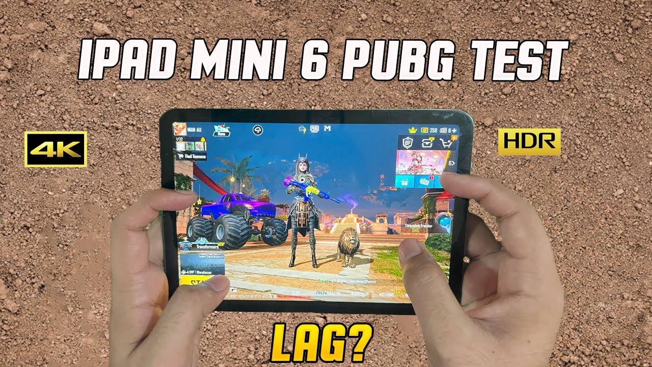 iPad Mini 6 in 2025 🔥| PUBG Test 🥵 5 Finger claw | HDR+EXTREME