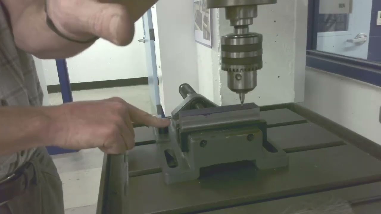 drilling the actual hole
