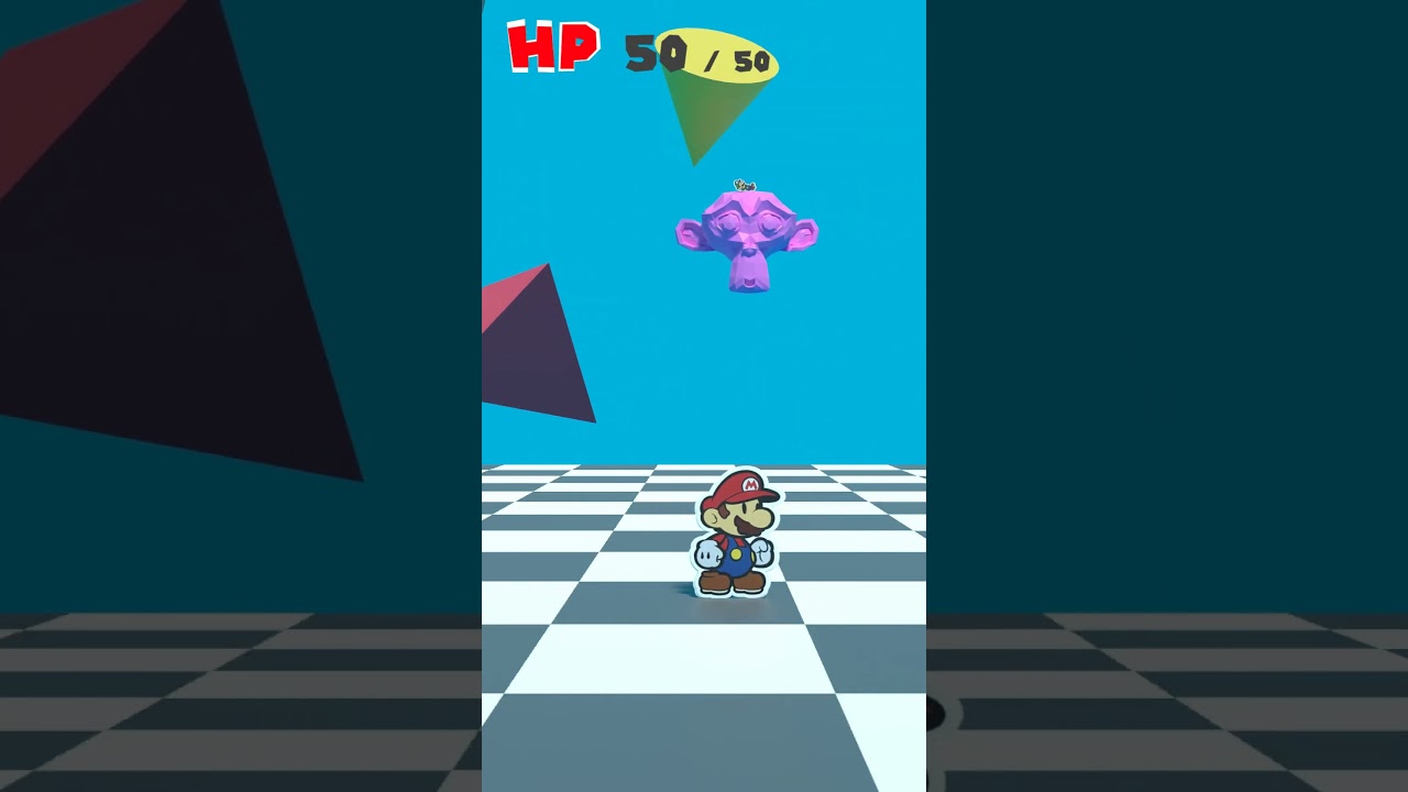Stylish Jump: A Paper Mario Animation