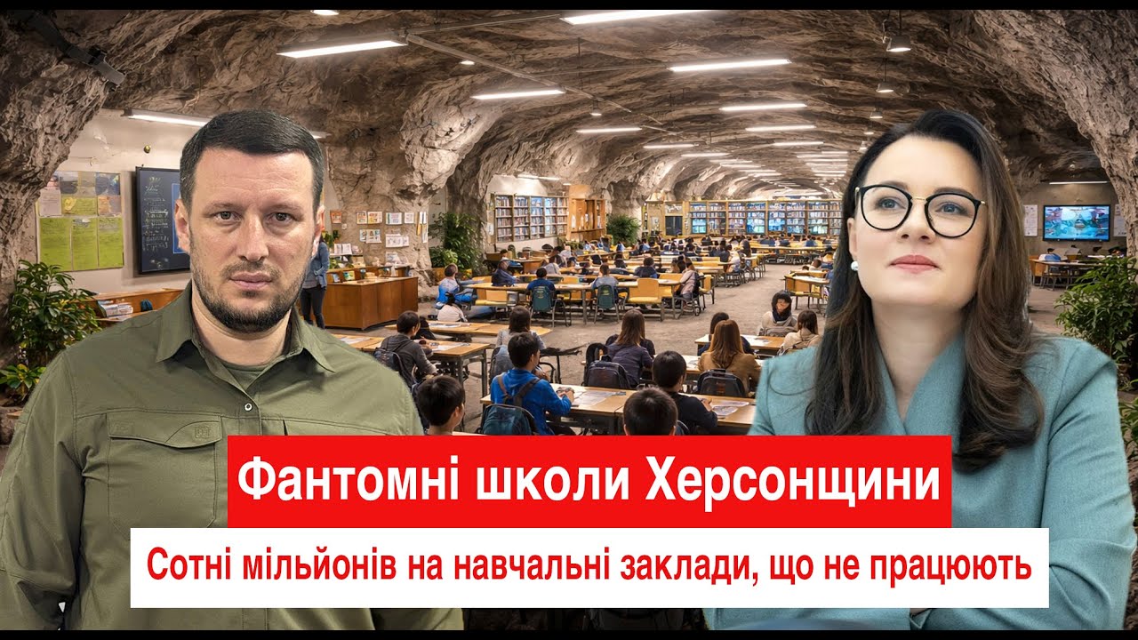Фантомні школи Херсонщини. Сотні мільйонів на навчальні заклади, що не працюють