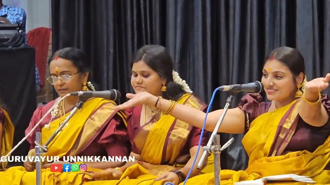 സ്വസ്തിക പാർവ്വതി ഭക്തിഗാനം കൊണ്ട് ഒരു വനമാല കെട്ടി ഭഗവാന് ചാർത്തുന്നു 