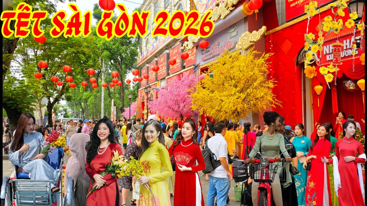 TẾT SÀI GÒN 2026 | SÀI GÒN NÁO NHIỆT ĐÔNG NGHẸT VIỆT KIỀU KHÁCH TÂY ĐỔ VỀ SÀI GÒN ĂN TẾT 2026 