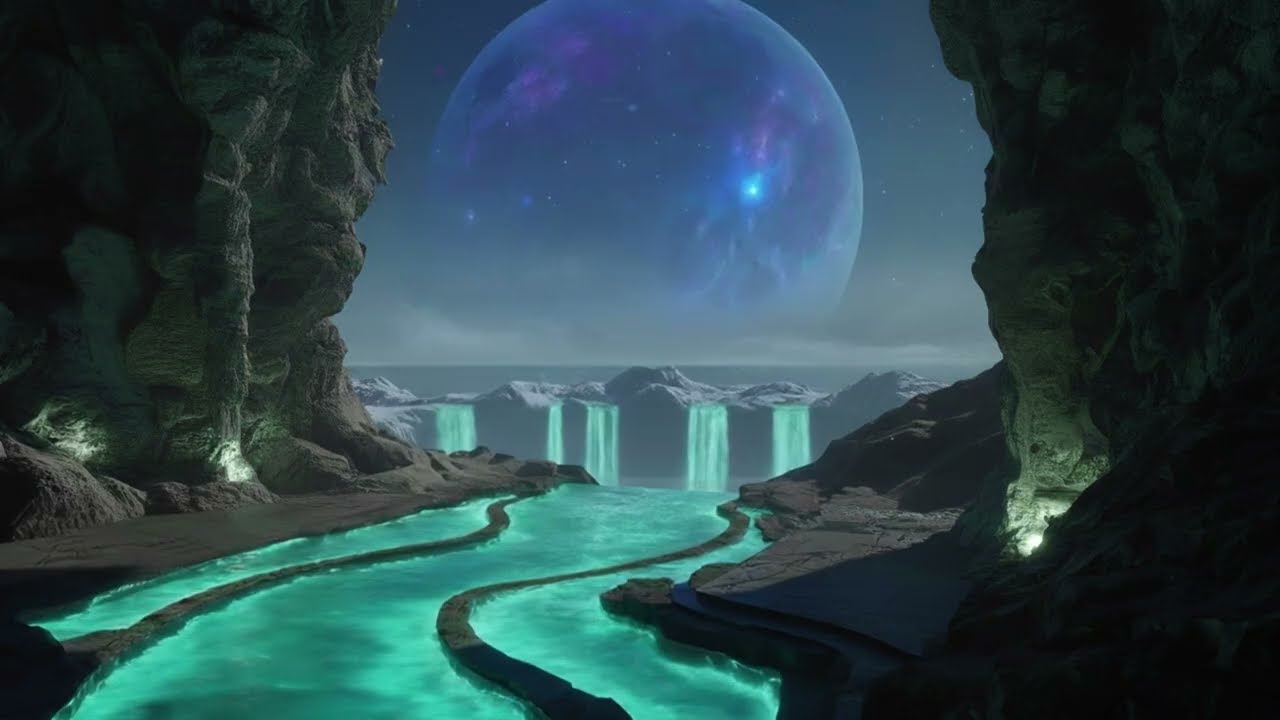 At the Hidden Temple Beneath the Enigmatic Moon  [Deep Sleep · Calm Mind · Ambient Meditation]