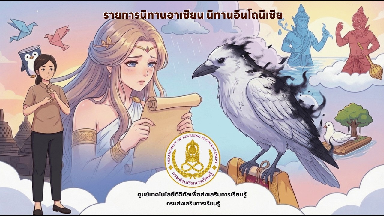 รายการนิทานอาเซียน นิทานอินโดนีเซีย ตอนที่ 6 มีภาษามือขนาดใหญ่ (Big sign)
