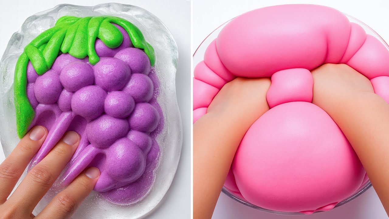 Расслабляющие АСМР-видео со слаймом для сна | Satisfying Slime No Talking ASMR 3712