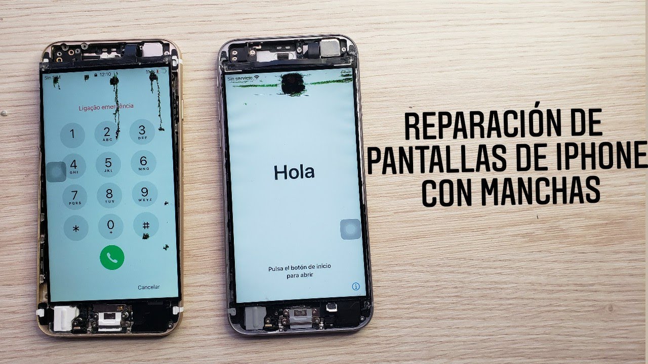 🚀 [APRENDE] Reparación de pantallas de iPhone con Manchas NEGRAS como Quitarlas  2022 📲 Paso a Paso