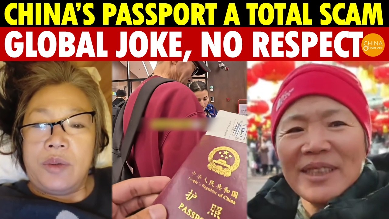 Chinese Woman Slams China&rsquo;s Passport as a Scam, Becomes Global Joke, No Respect Anywhere