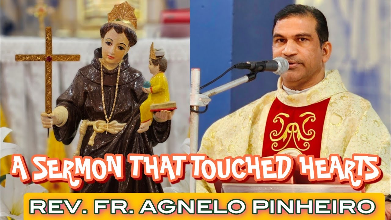 St. Anthony Still Speaks Today | Powerful Konkani Sermon by Fr. Agnelo Pinheiro | 