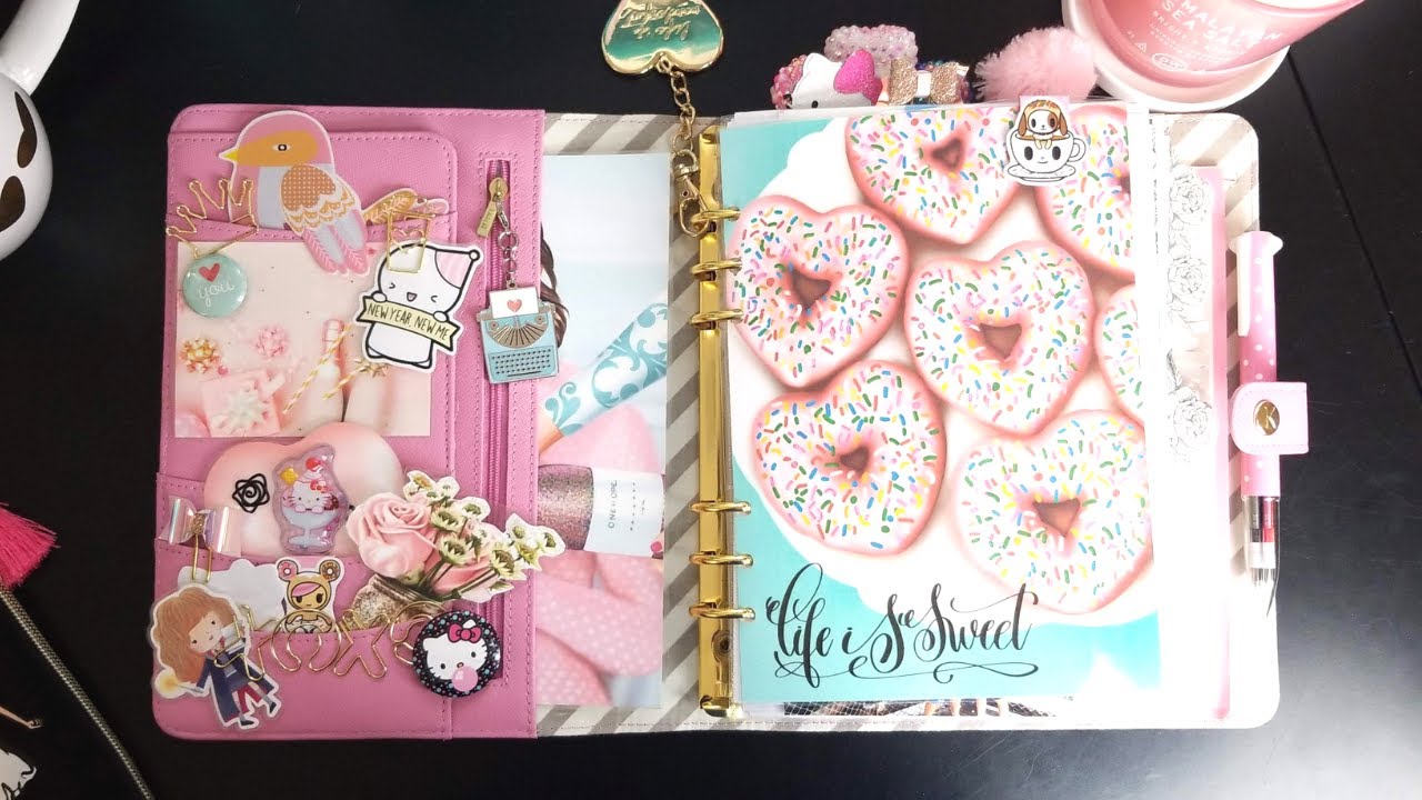 A5 KIKKI K VALENTINES SETUP || A5 Binder Setup February 2019