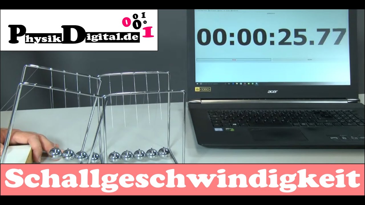 Schallgeschwindigkeit im Bezug zur Teilchendichte