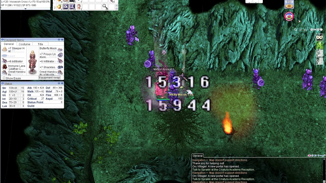 Ragnarok Zero&mdash; shitty geared sinx vs Orc instance