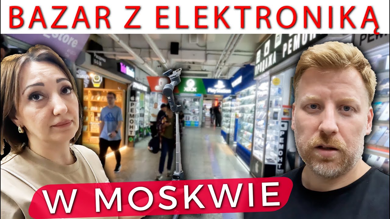 Kupuję w MOSKWIE sprzęt do BLOGOWANIA na żywo - stabilizator gimbal do telefonu #Rosja #Moskwa