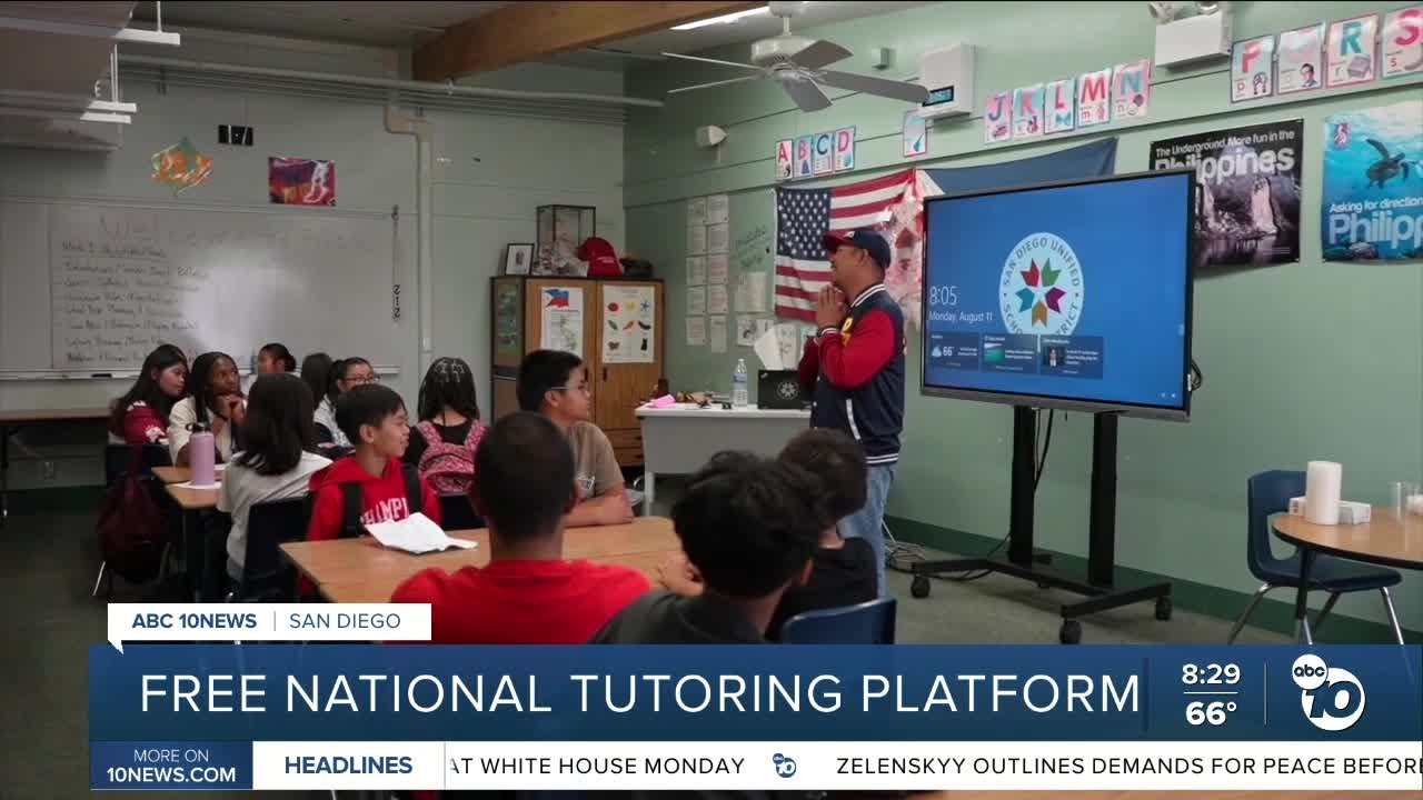 Free national tutoring platform