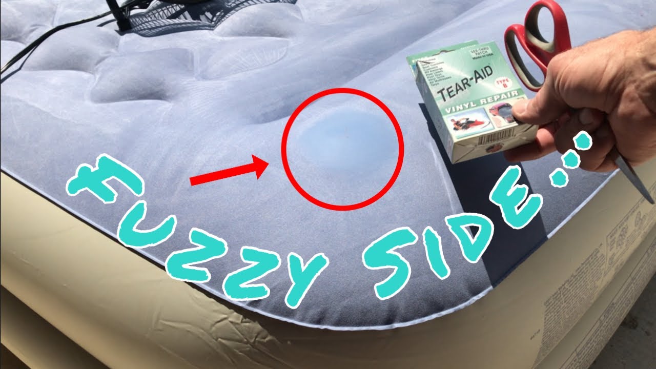 Air Mattress Repair Fuzzy Side and 5 Repair Tips