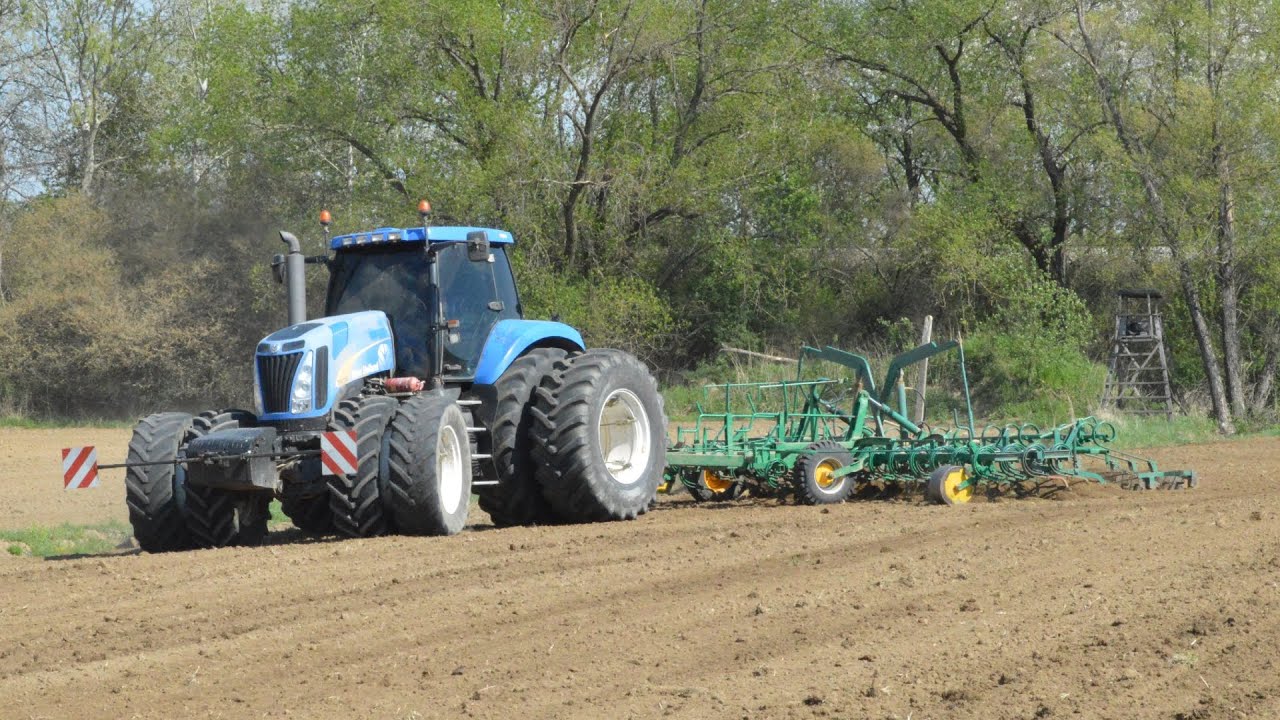 🔵🟡New Holland T8030/pr&iacute;prava p&ocirc;dy pre sejbou kukurice🌽