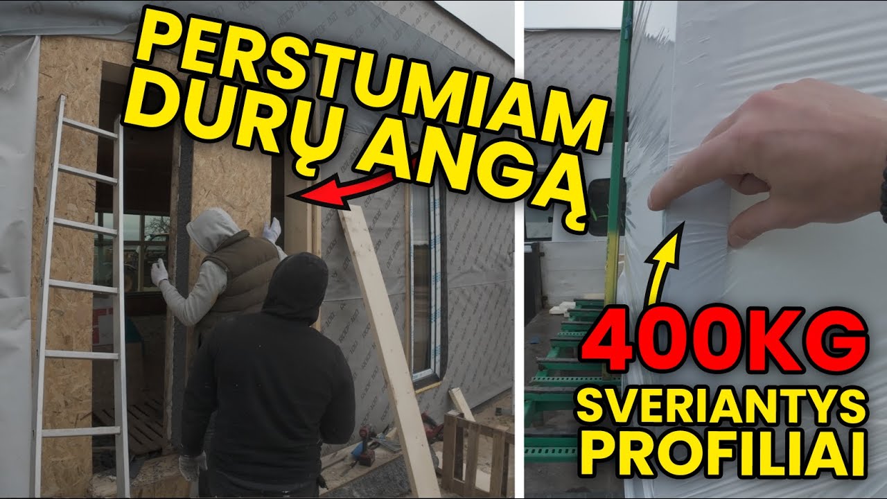 #7 Statybos:   KONKURSAS // Kas statė namą ir 1000kg LANGAS? // Langmonta // Sipsip.lt //