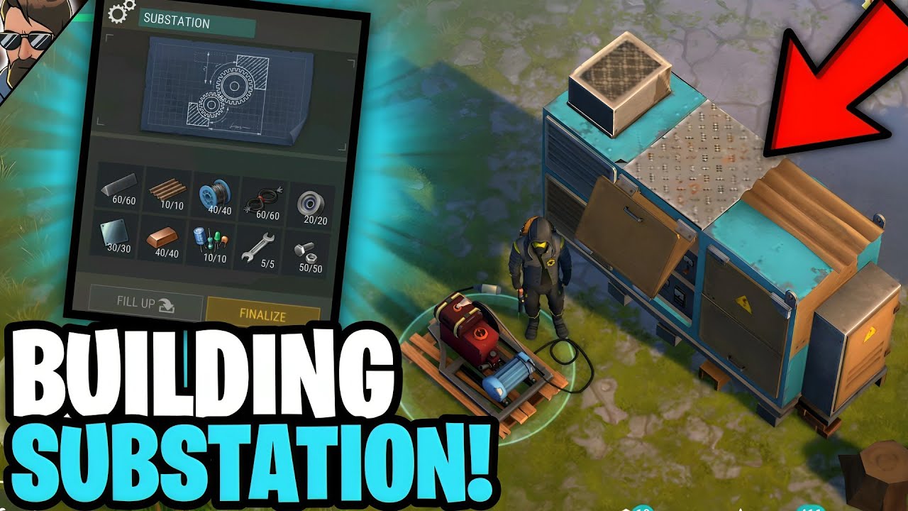 FINALLY BUILDING THE SUBSTATION + CONNECTED IT TO THE GENERATOR | LDoE | Last Day on Earth: Survival