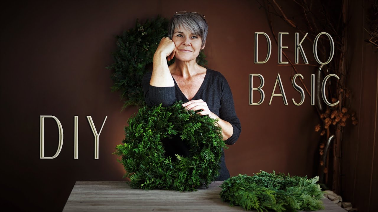 KRANZ aus Reisig selber machen | 2 Varianten - perfekt für klassische Adventkränze | DIY Deko BASICs
