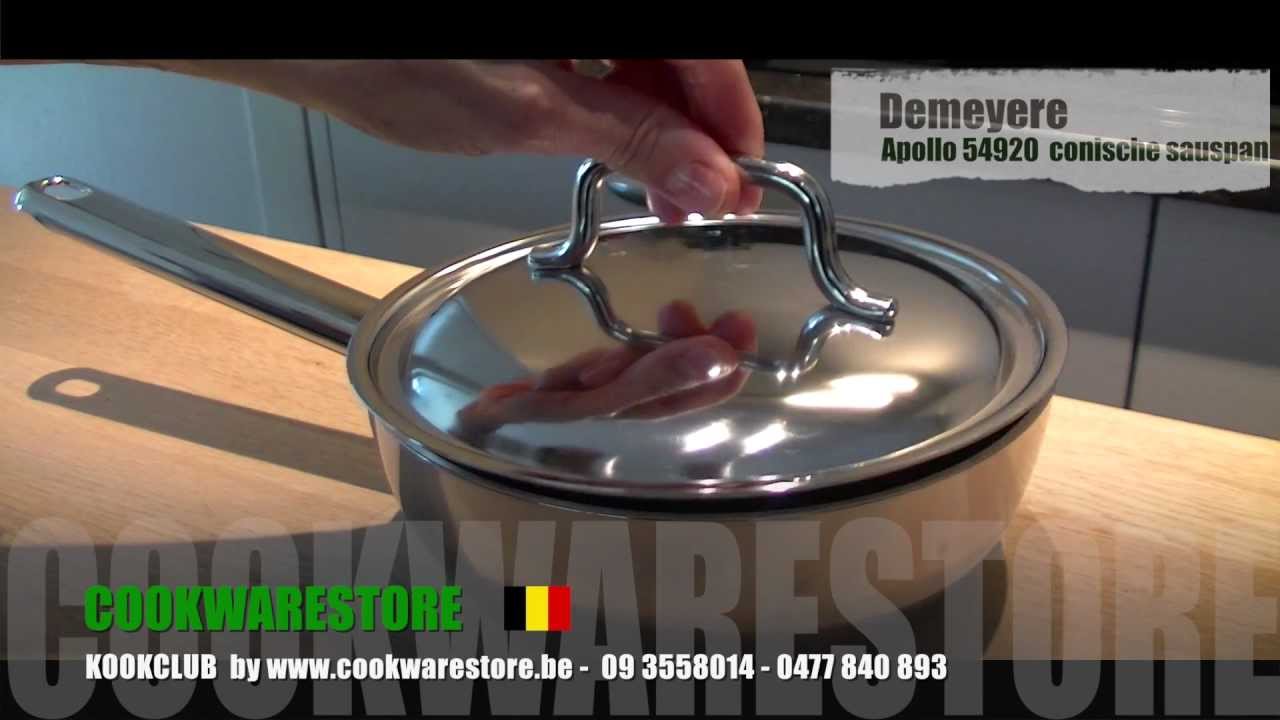 demeyere 54920 conische sauspan voordelig inkopen via COOKWARESTORE.BE