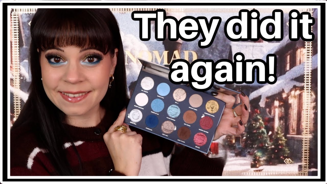 Nomad Cosmetics is killing it these days! Reviewing the new Polar Express palette
