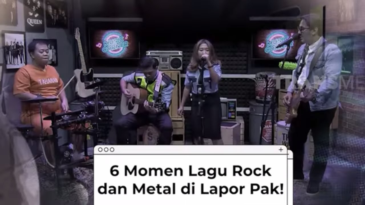 6 MOMEN PASUKIN NYANYI LAGU ROCK | PILIHAN MIMIN