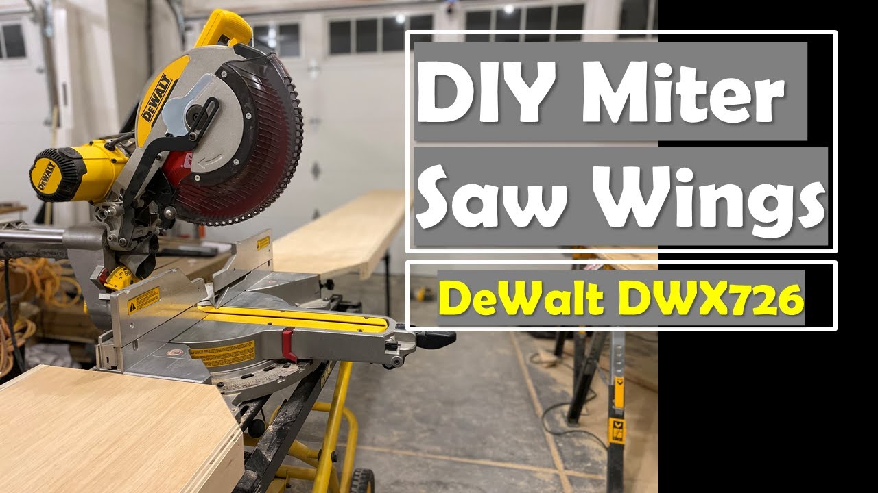 Simple Miter Saw Stand Wings Build | How to Make a Miter Saw Stand