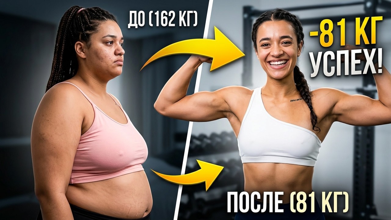 Похудела на 81 кг! Все методы и ошибки на пути к успеху