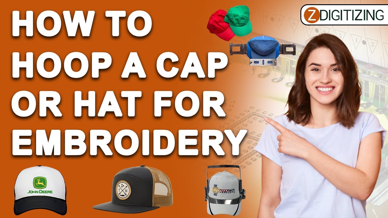 How to Hoop a Cap/hat  Hooping | Hooping Cap/Hat | zdigitizing