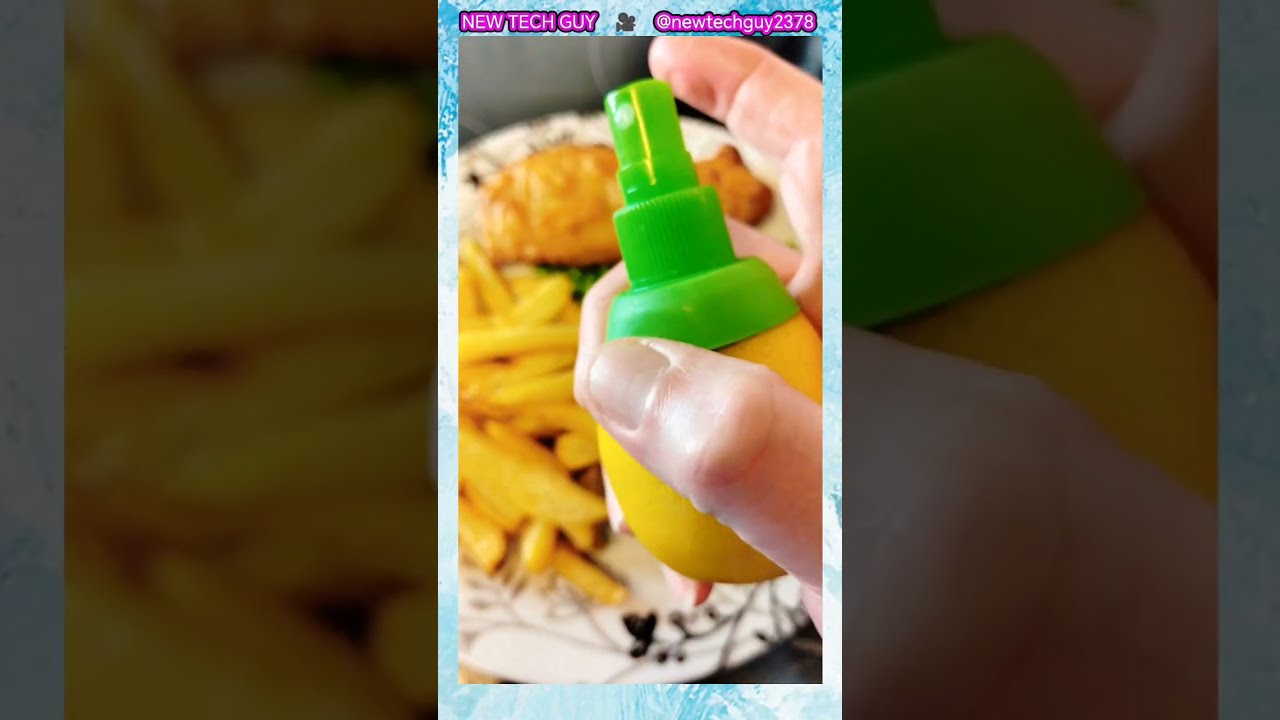 Real lemon spray gadget and 5 unusual kitchen things