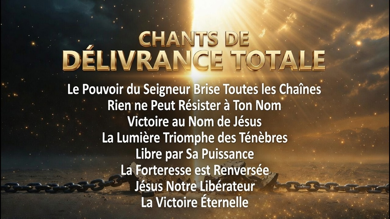 Chants de Délivrance Totale  | Victoire et Brisement des Chaînes