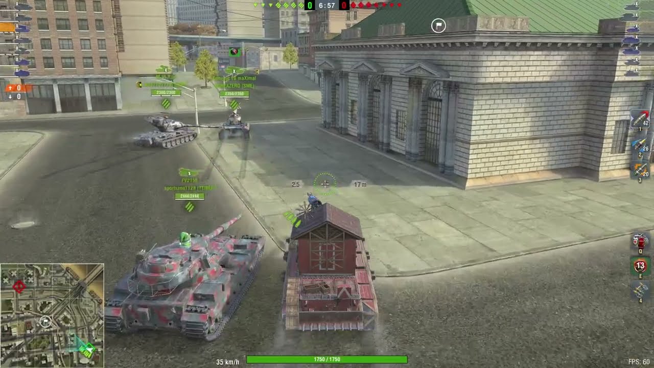 [World of Tanks Blitz] FV 4005 (4942 DMG - 3K)