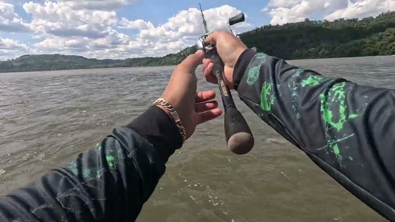 Pescaria em ITAPIRANGA SC com guia @Dudu.pescaa 