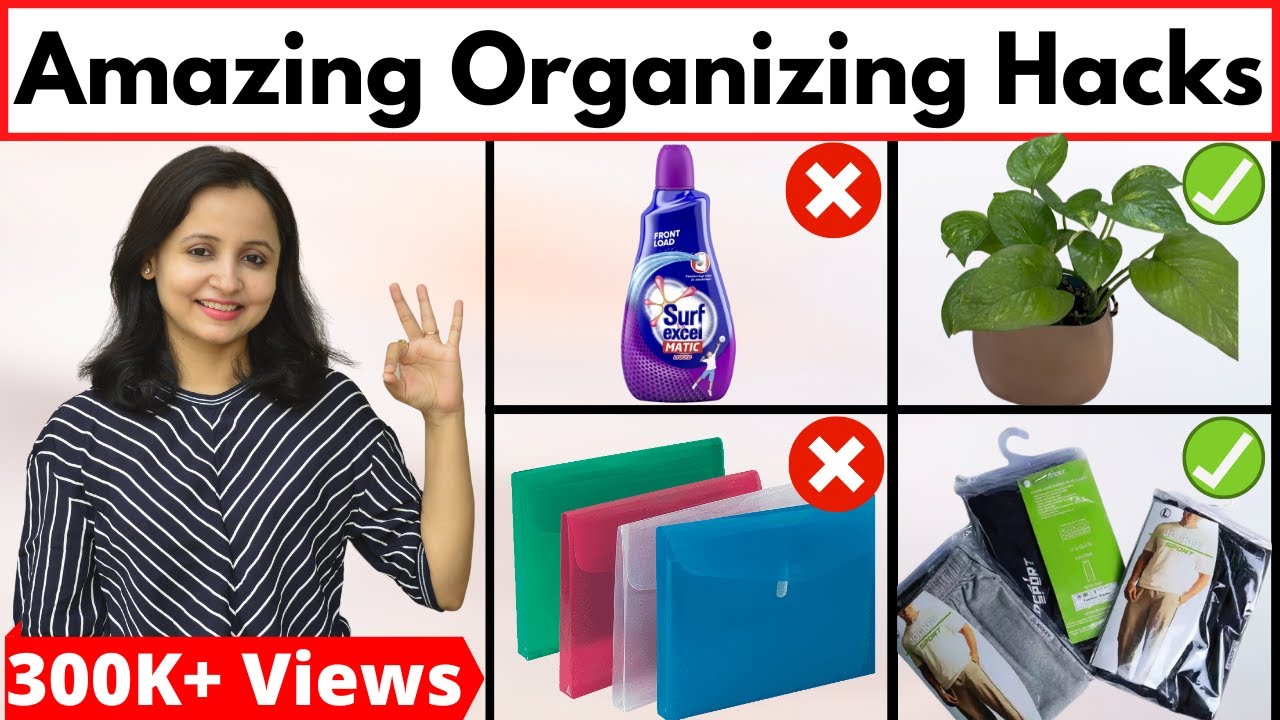 10 NO COST Home Organization Ideas | Zero Cost Home Hacks | Time & Money Saving Tips | Urban Rasoi