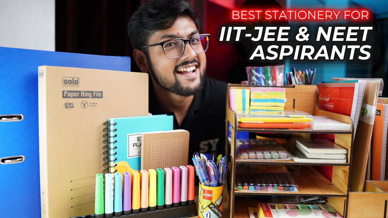 Best Stationery & Desk/Room Organising Tools for IIT-JEE & NEET Aspirants 🚀 | Student Yard ✨