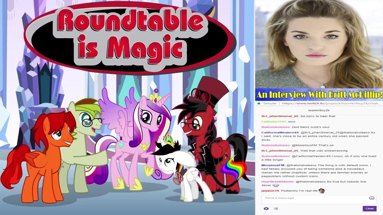 Roundtable is Magic 84: An Interview With Britt McKillip! (Hearth's Warming Special) - ToonKriticY2K