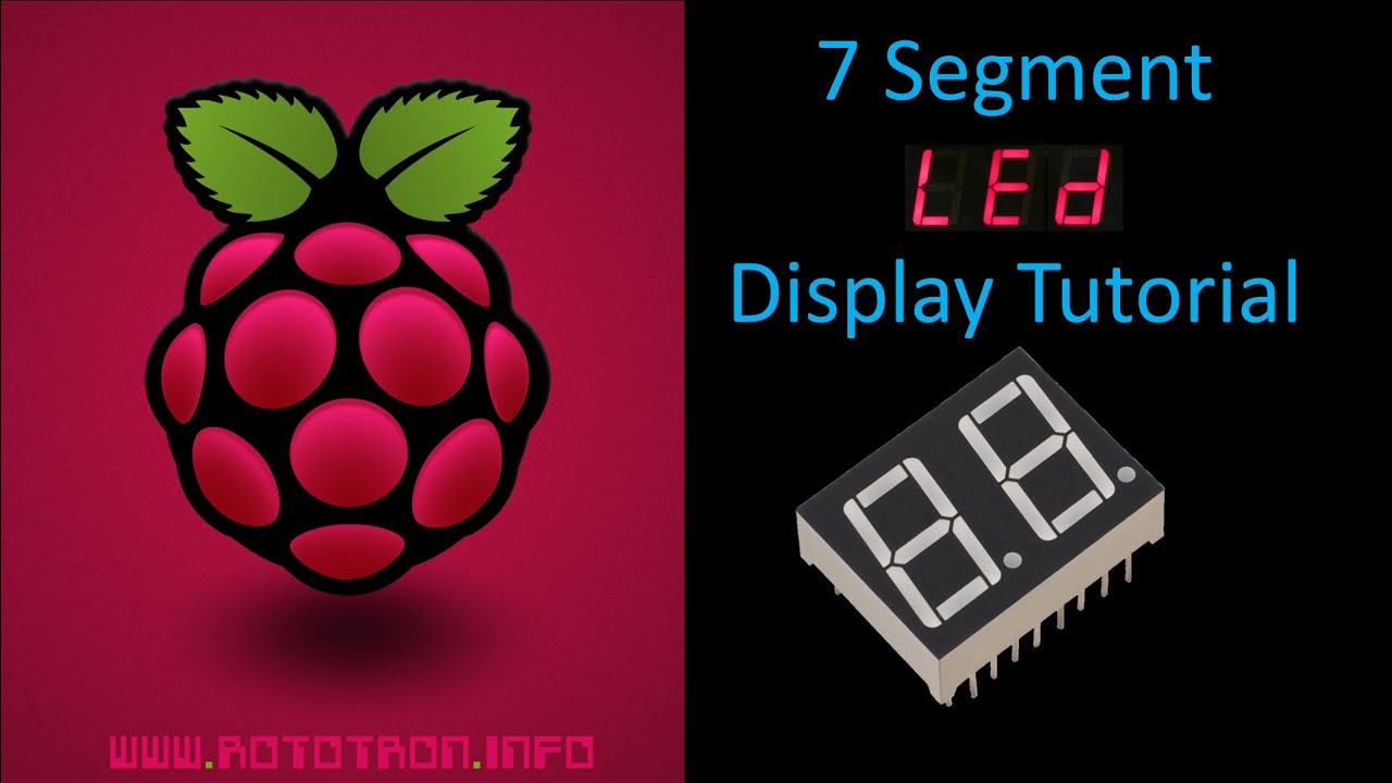 Using 7 Segment LED Display via DMA on Raspberry Pi