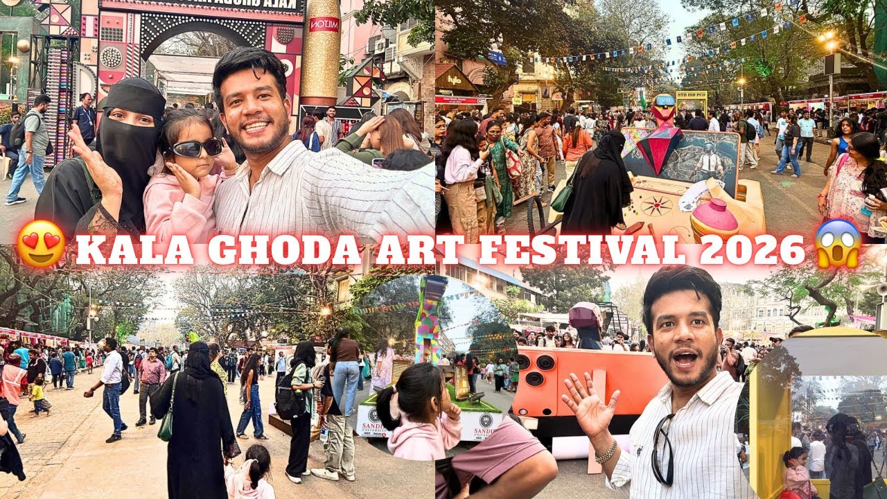 Kala Ghoda Art Festival 2026 Mumbai 🎨 | India’s Biggest Art Festival | Full Vlog