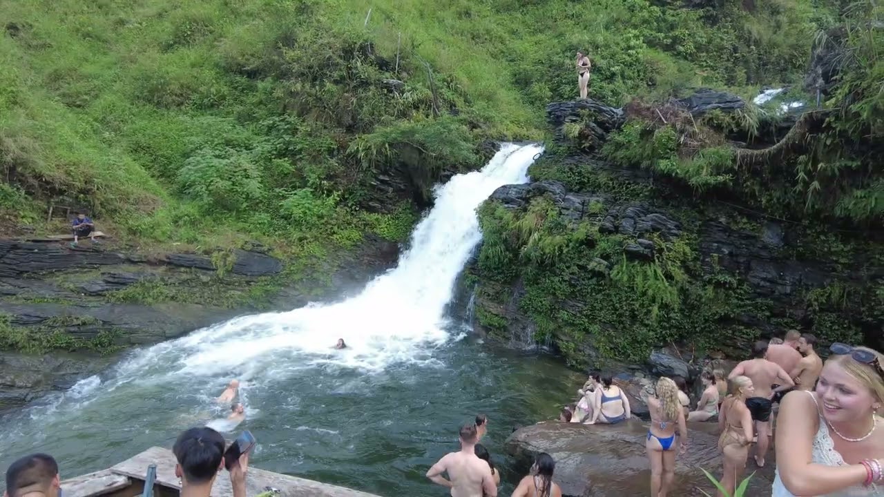 Mysterious Du Già Waterfall After The Rain
