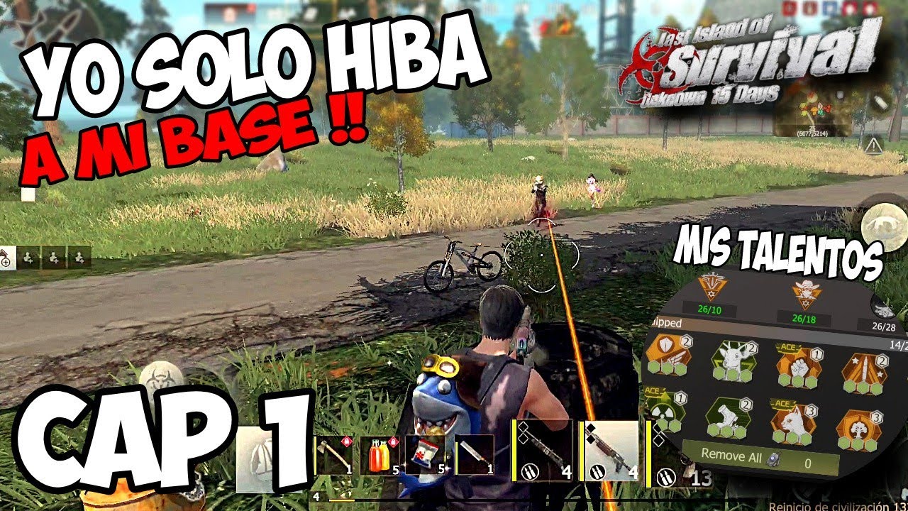 Solo hiba a mi base no me disparen !! Last island of survival Poco F5 Lobo solitario 💥 talentos 2.0