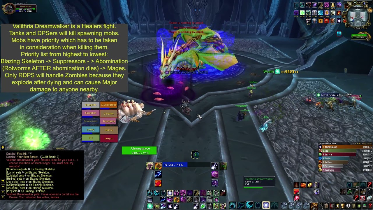Valithria Dreamwalker ICC 10 man Tactic